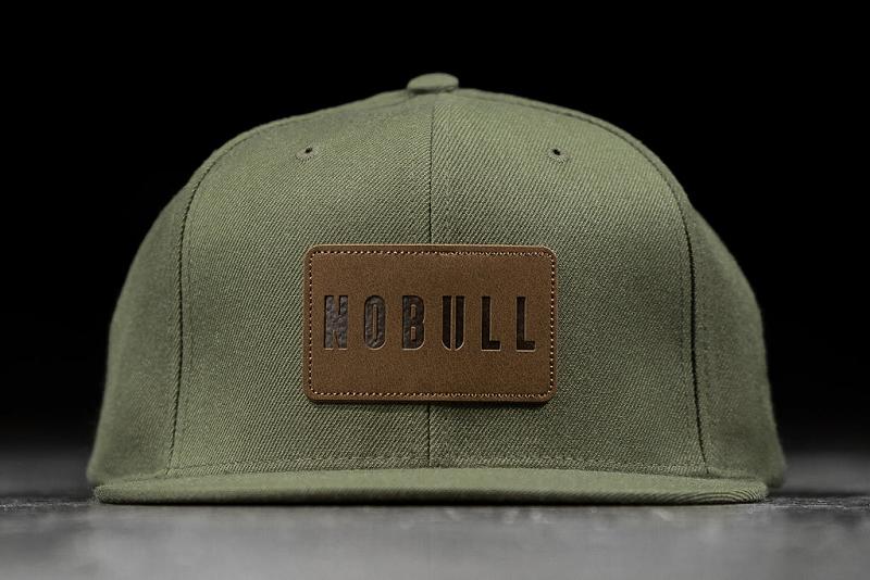 Blue Nobull Flat-Brim Snapback Men's Hats | CA Y1630X